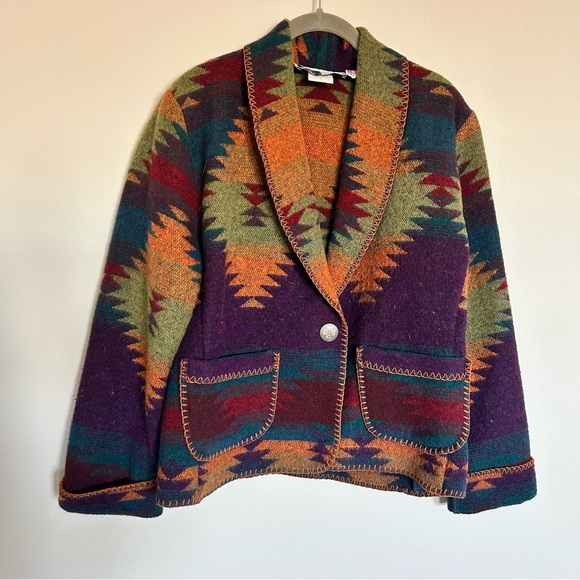 Rhonda Stark Southwestern Blazer | size S - Picture 1 of 9